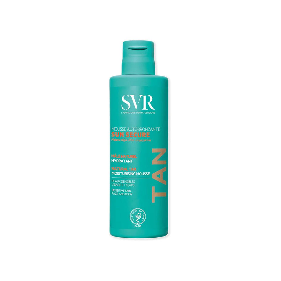 SVR savaiminio įdegio putos jautriai odai SUN SECURE MOUSE AUTOBRONZANTE, 150 ml