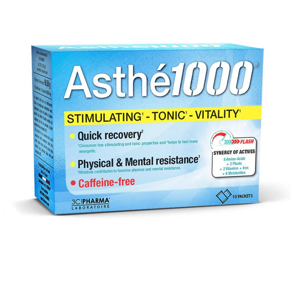 3C PHARMA ASTHE 1000 aminorūgščių kompleksas nuo 12 m. milt. 10 pakelių