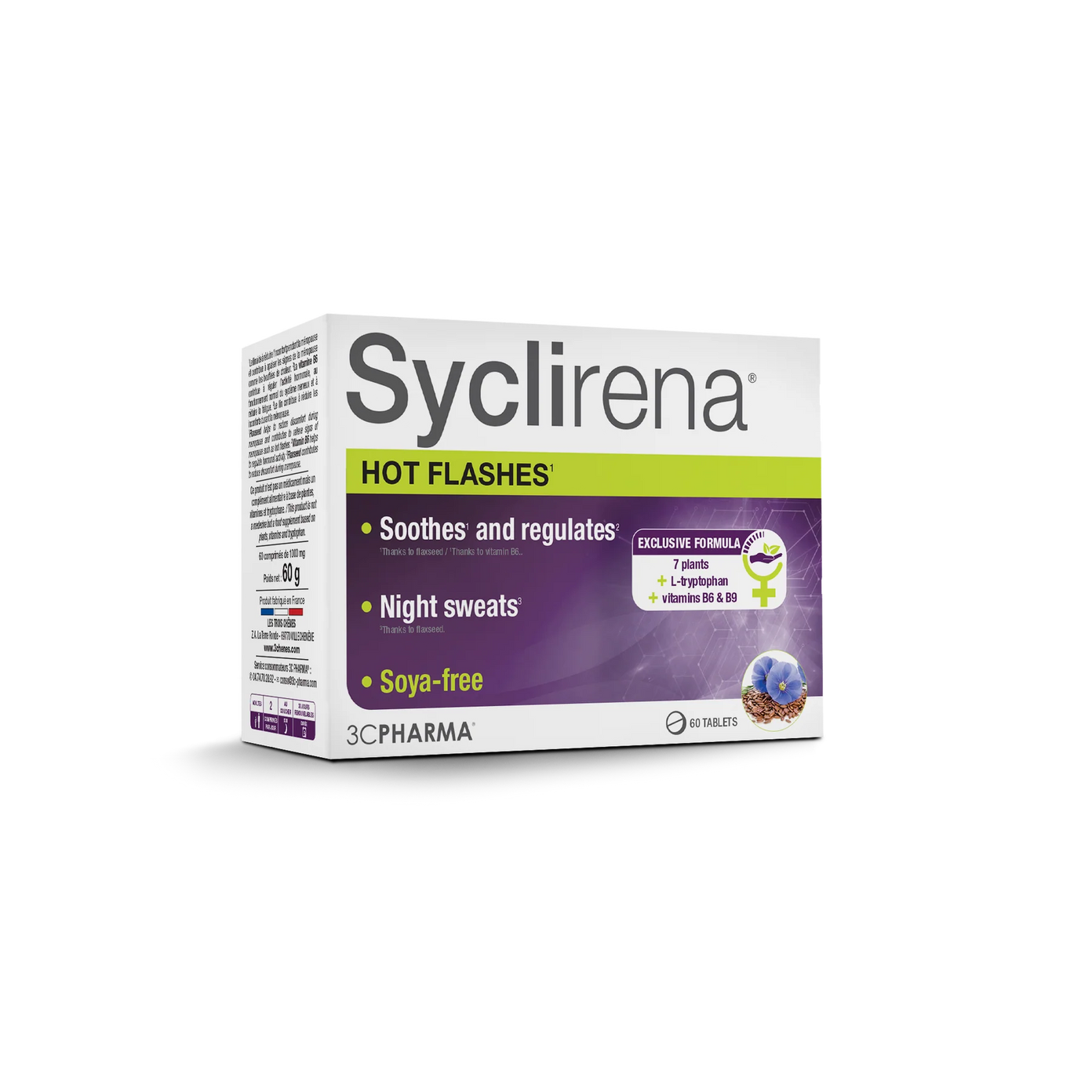 3C PHARMA SYCLIRENA menopauzės laikotarpiui 60 tablečių