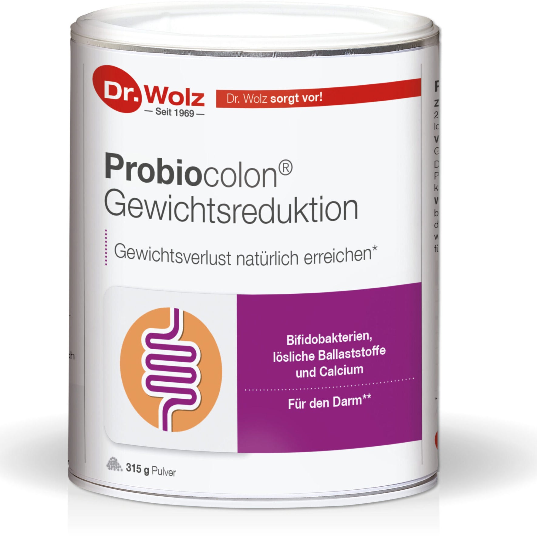 DR. WOLZ, Probiocolon milteliai,  315 gr