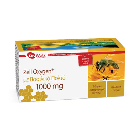 DR. WOLZ, Zell Oxygen + Gelèe Royal, 14 ampulių x20 ml
