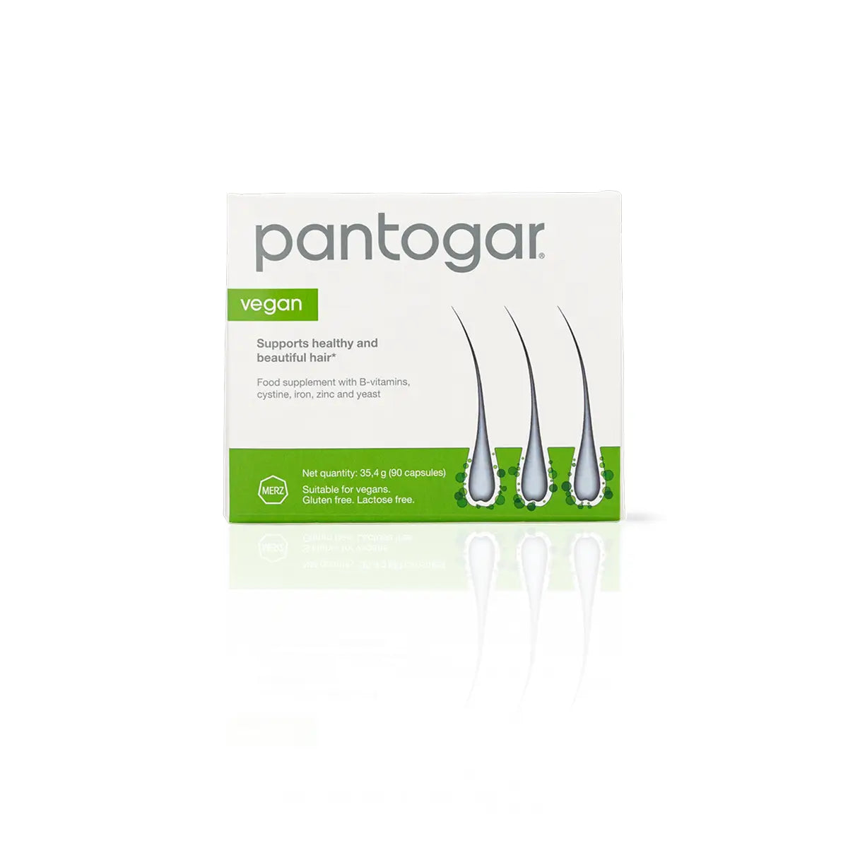 PANTOGAR,  maisto papildas VEGAN, 90 kapsulių