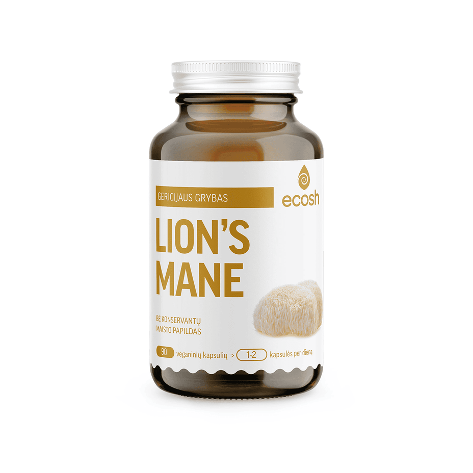 ECOSH Lion's mane, 90 kapsulių