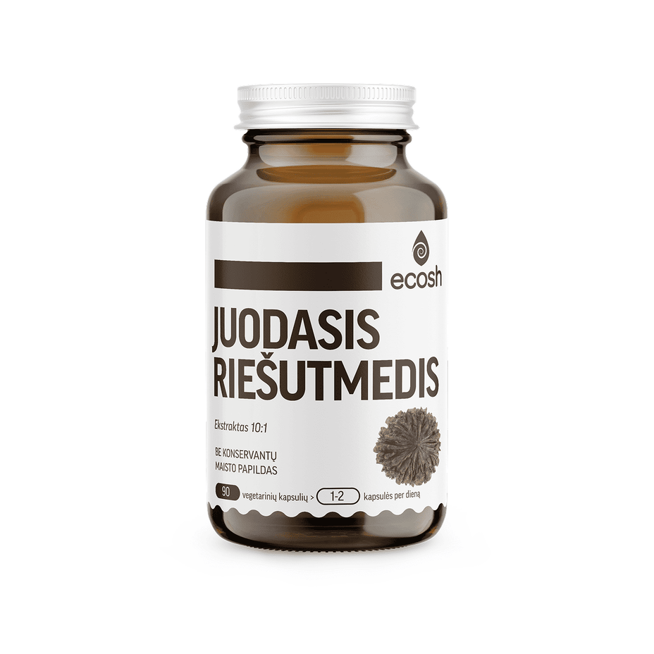 ECOSH Juodasis riešutmedis, 90 kapsulių
