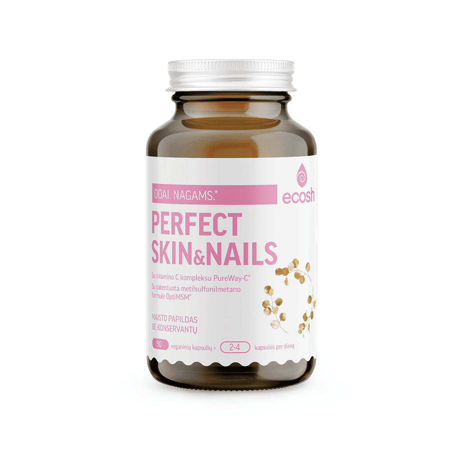 ECOSH PERFECT SKIN&NAILS, 90 kapsulių
