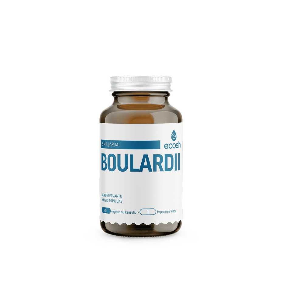 ECOSH BOULARDII, 250mg, 40 kapsulių