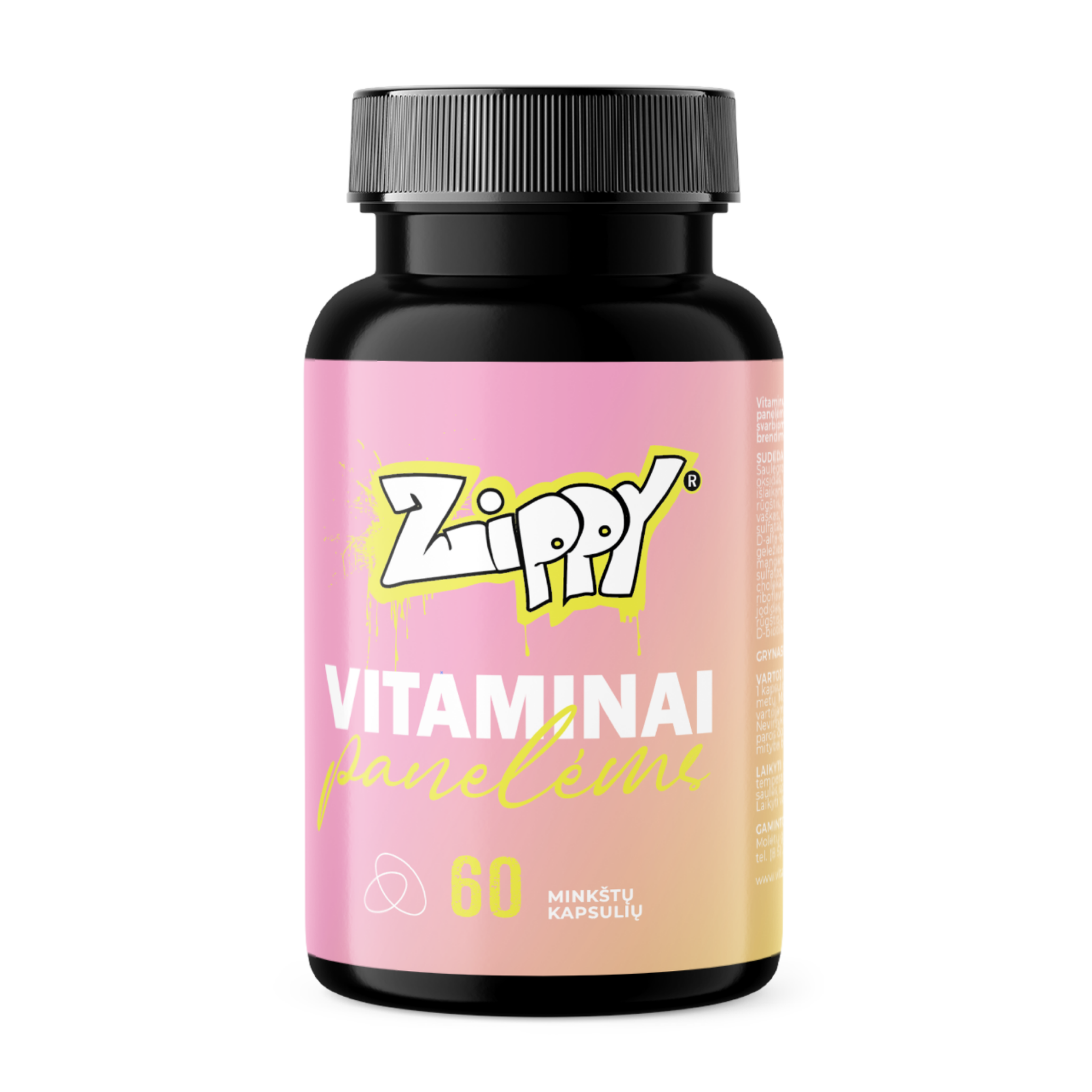 GAMTOS NAMAI, vitaminai panelėms ZIPPY, 60 kapsulių