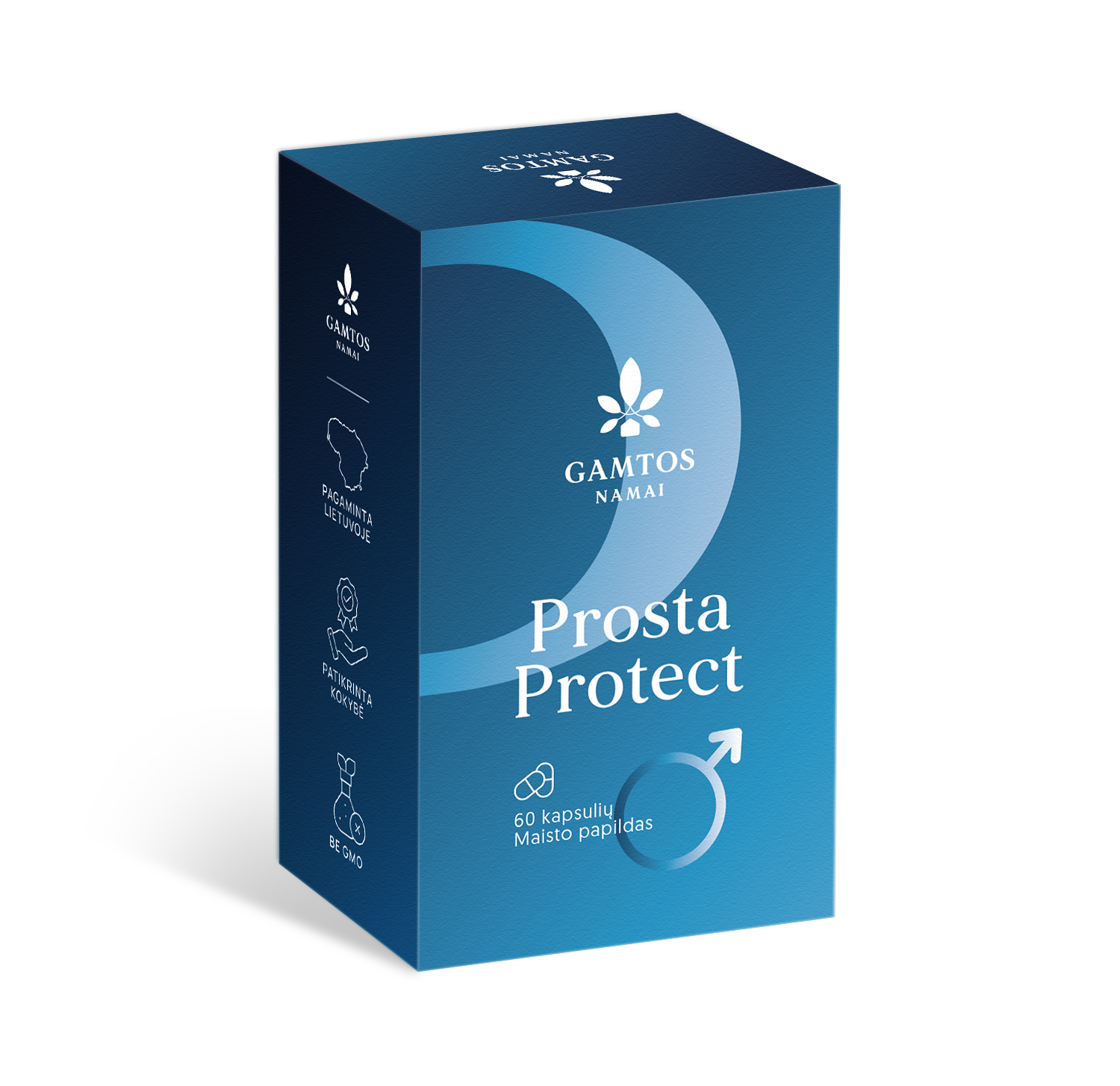 GAMTOS NAMAI, KOMPLEKSAS VYRIŠKUMUI PROSTA PROTECT, 60 kapsulių
