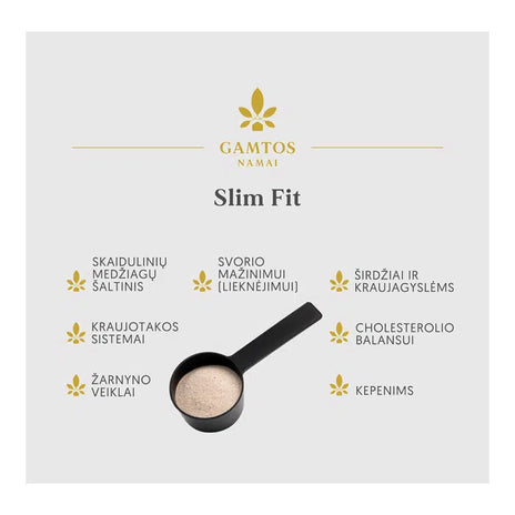 GAMTOS NAMAI, SLIM FIT, braškių skonio, 225 g