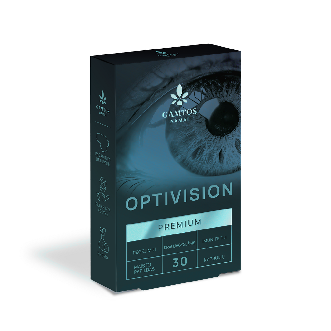 GAMTOS NAMAI, akims OPTIVISION PREMIUM, 30 kapsulių