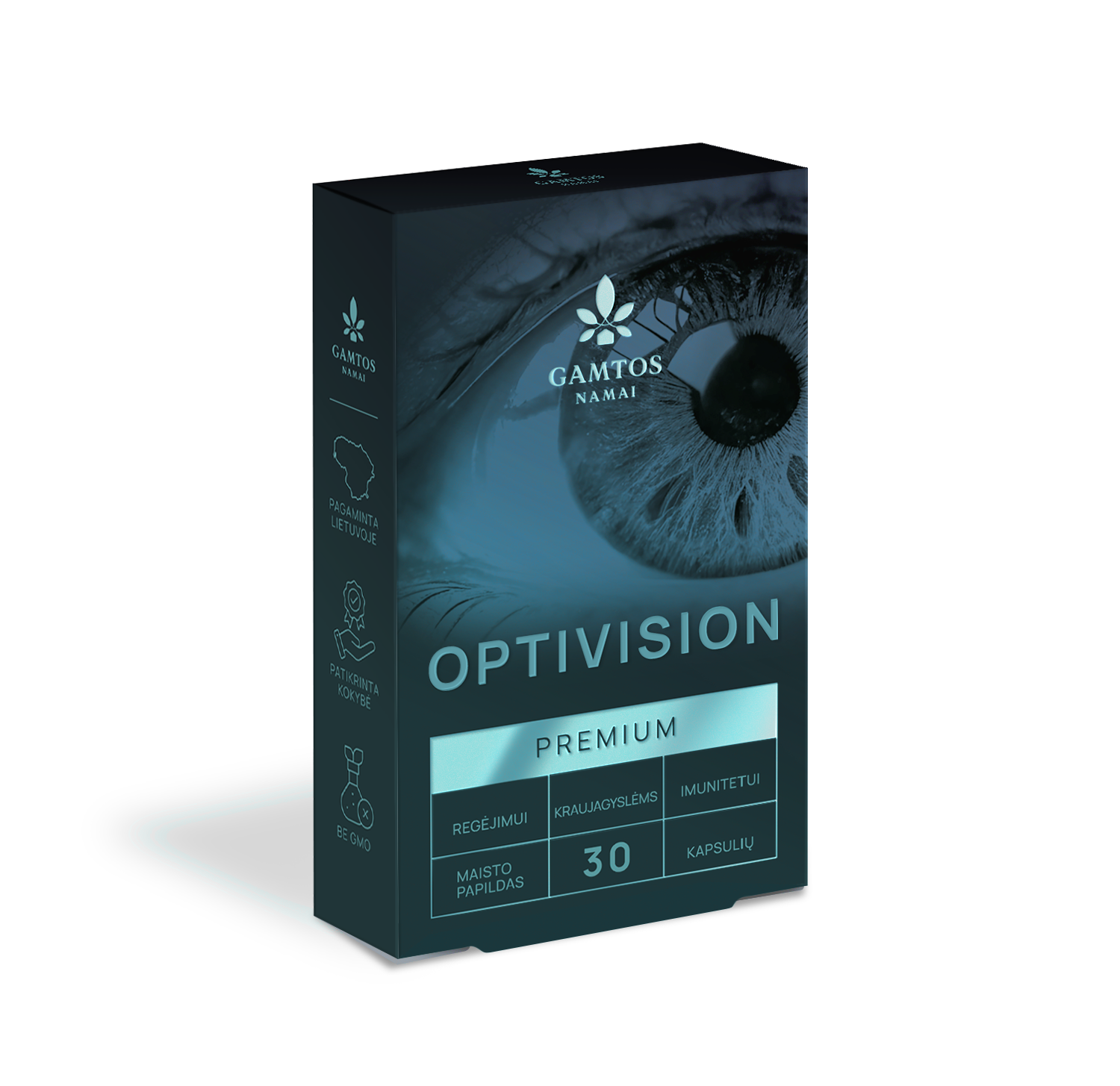 GAMTOS NAMAI, akims OPTIVISION PREMIUM, 30 kapsulių