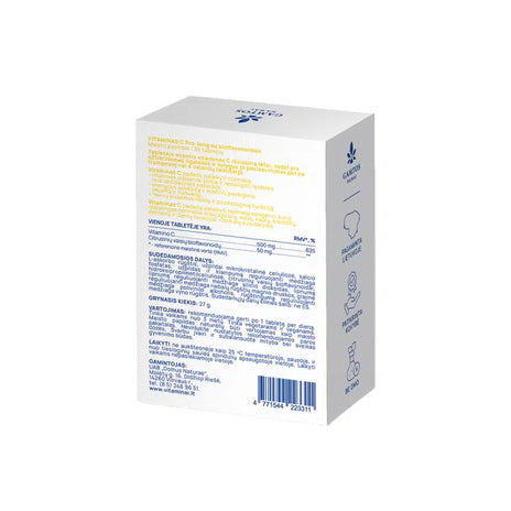 GAMTOS NAMAI, VITAMINAS C PROLONG SU BIOFLAVONOIDAIS 500 mg, 30 tablečių