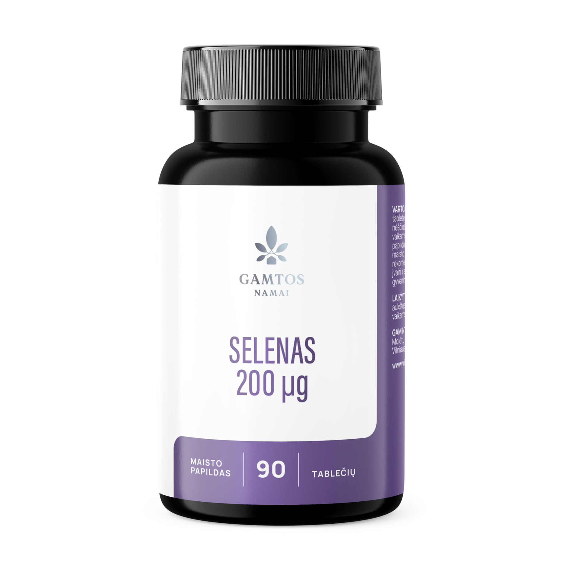 GAMTOS NAMAI, SELENAS 200 μg, 90 tablečių