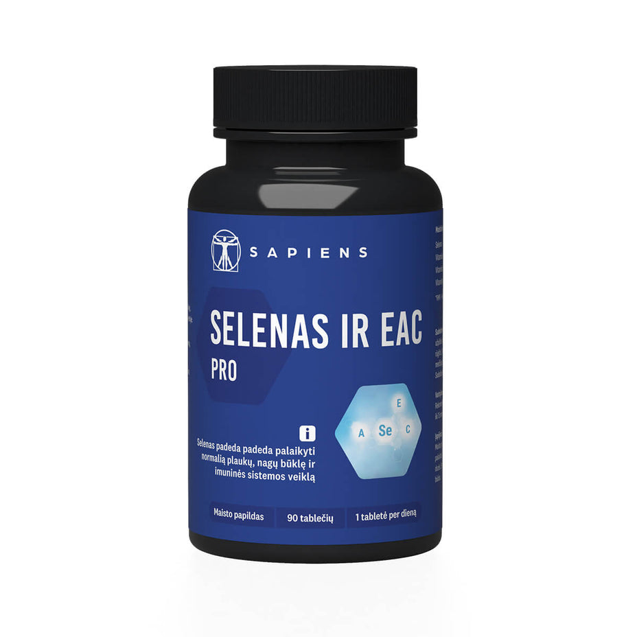 SAPIENS Selenas ir EAC PRO, 90 tablečių