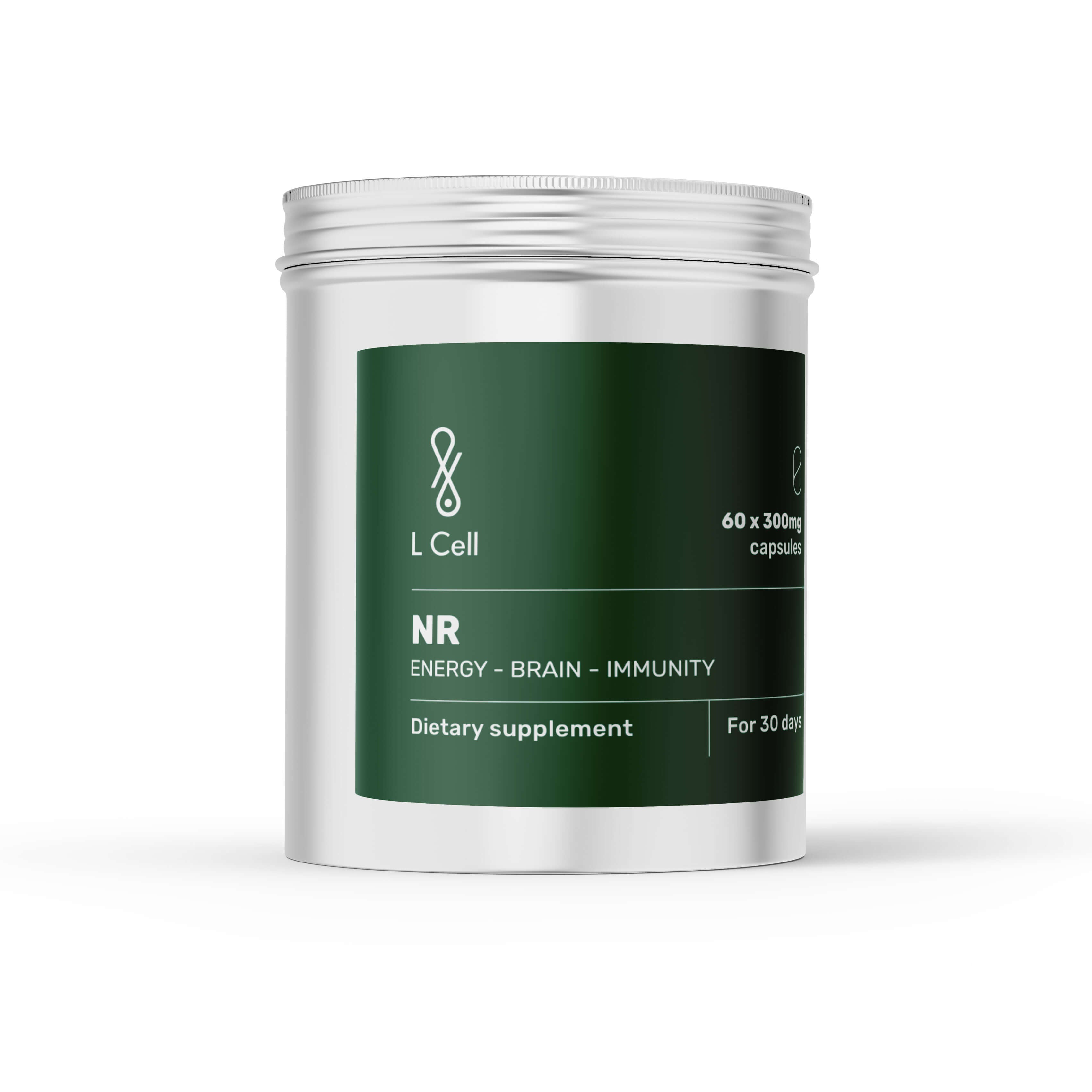 L Cell NR (Nikotinamido Ribosidas), kapsulės 300 mg, 60 kapsulių