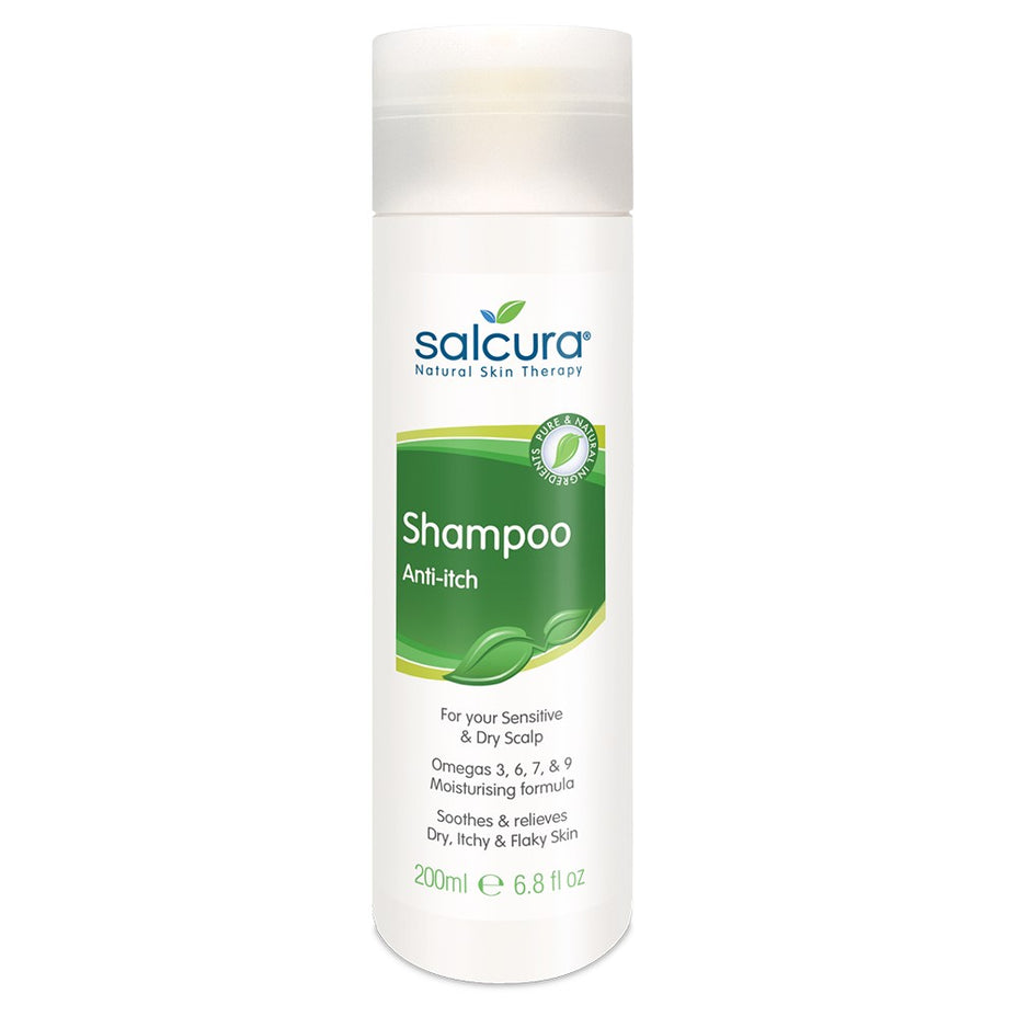 SALCURA, OMEGA RICH plaukų šampūnas sudirgusiai galvos odai, 200ml