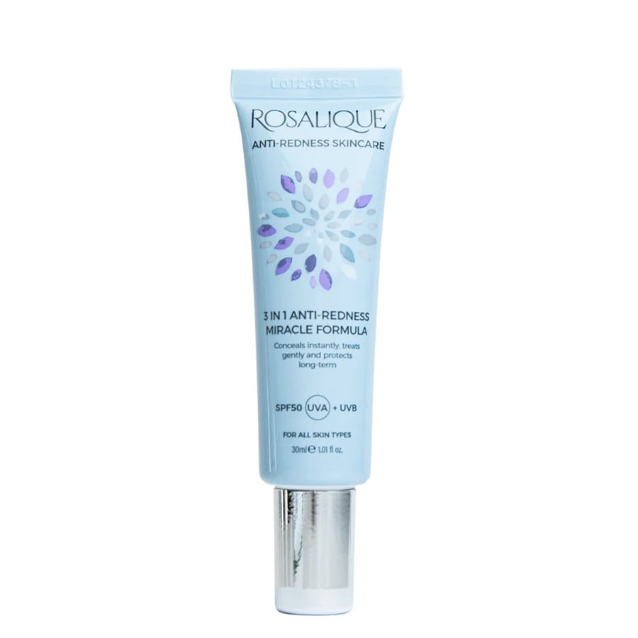 ROSALIQUE kremas raustančiai veido, kaklo, dekoltė odai, SPF 50, 30 ml