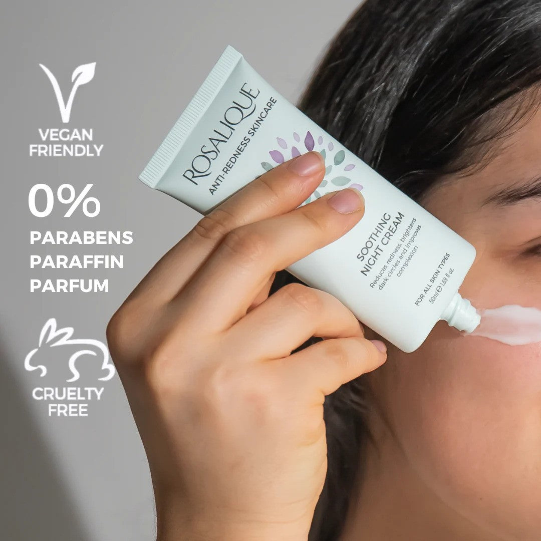 ROSALIQUE SOOTHING NIGHT CREAM raminantis naktinis kremas, 50ml