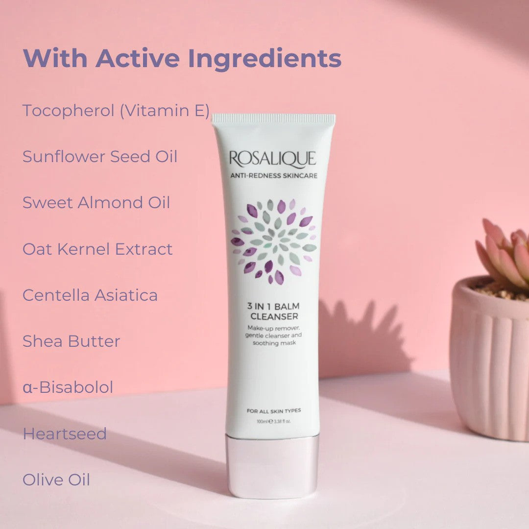 ROSALIQUE 3 in 1 BALM CLEANSER valomasis balzamas, 100 ml