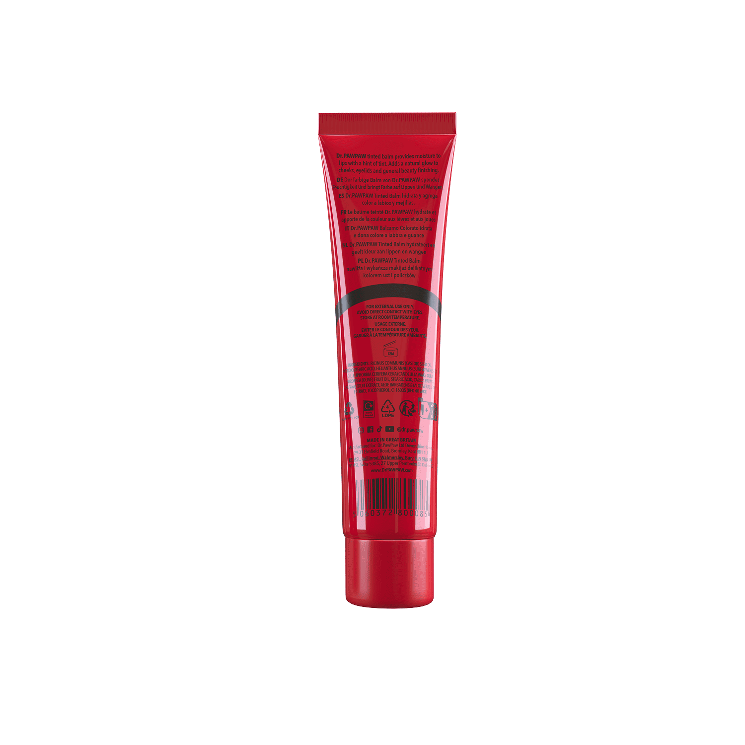Dr.PAWPAW Ultimate Red lūpų balzamas 25ml