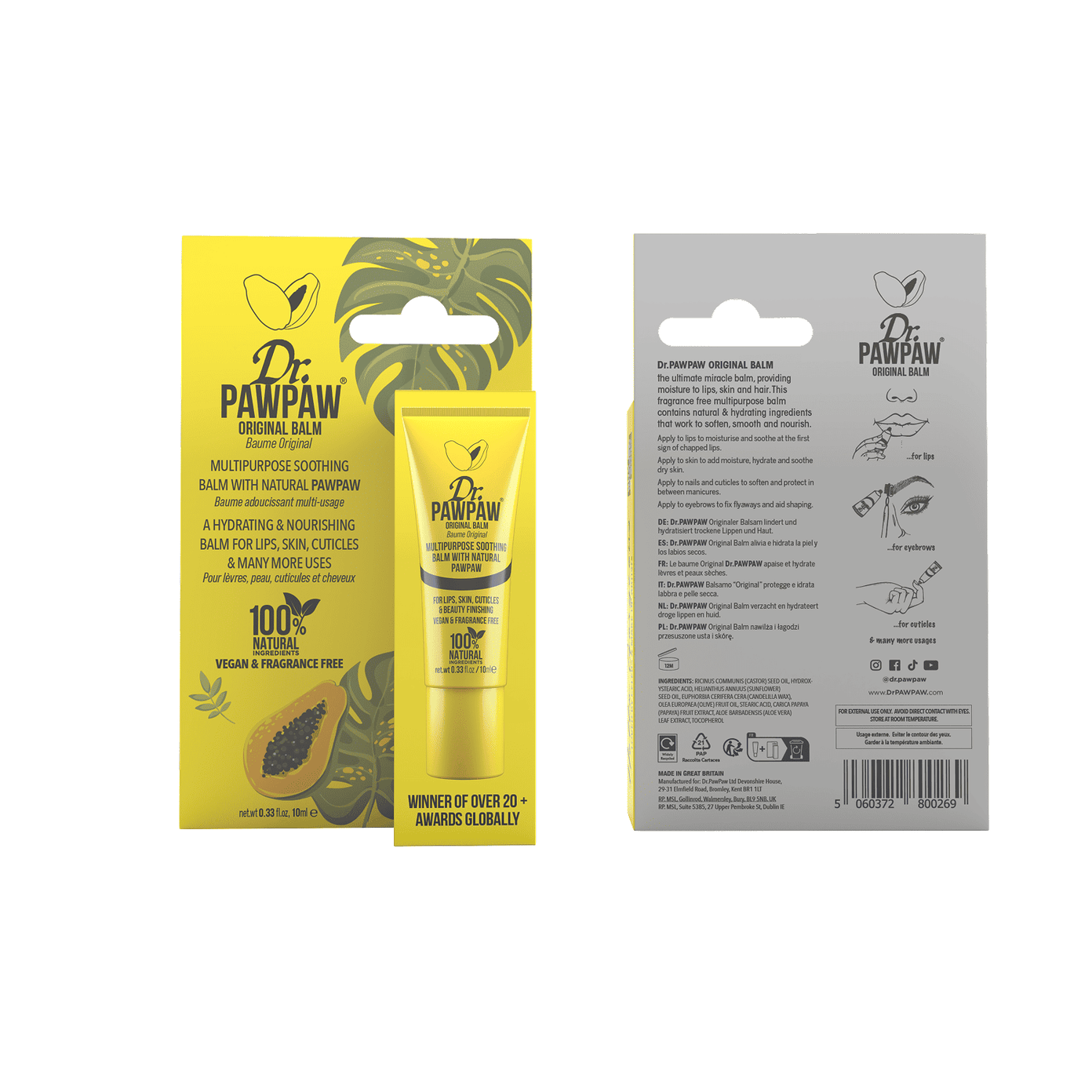 Dr.PAWPAW Original lūpų balzamas 10ml