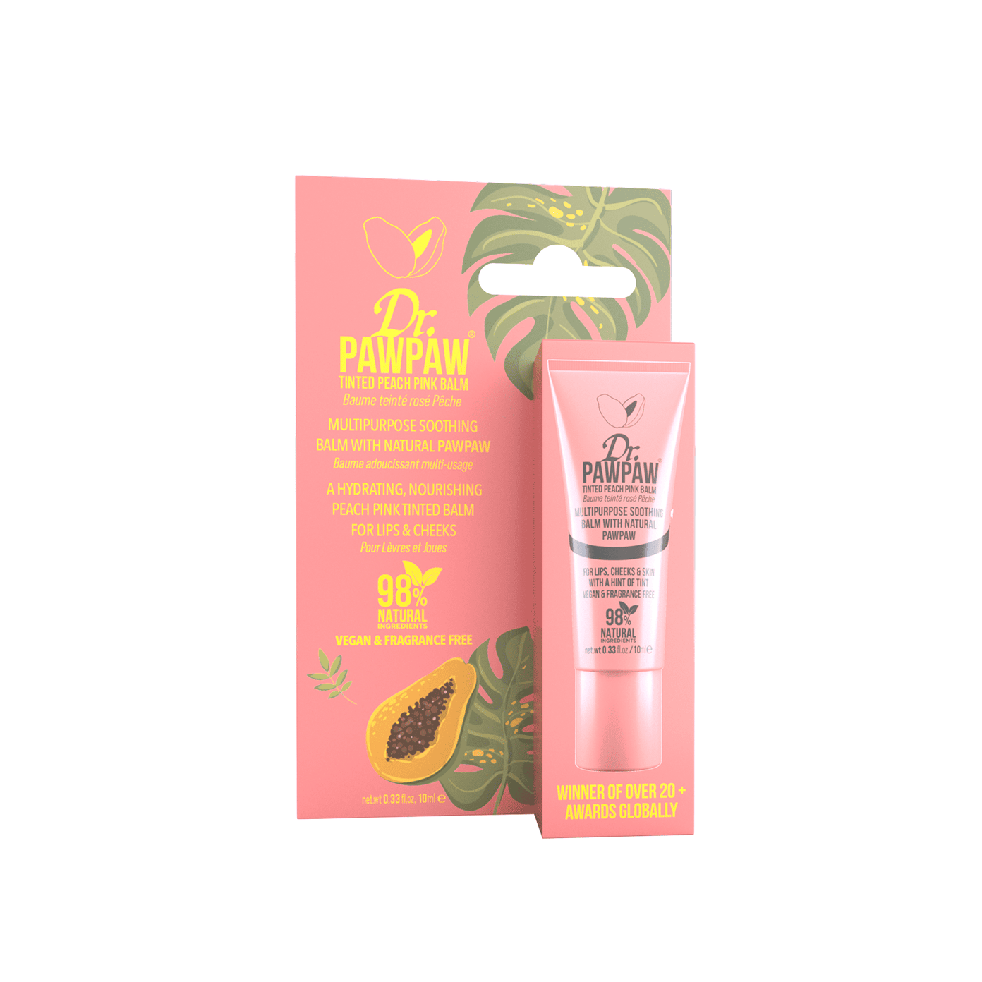 Dr.PAWPAW Peach Pink lūpų balzamas 10ml