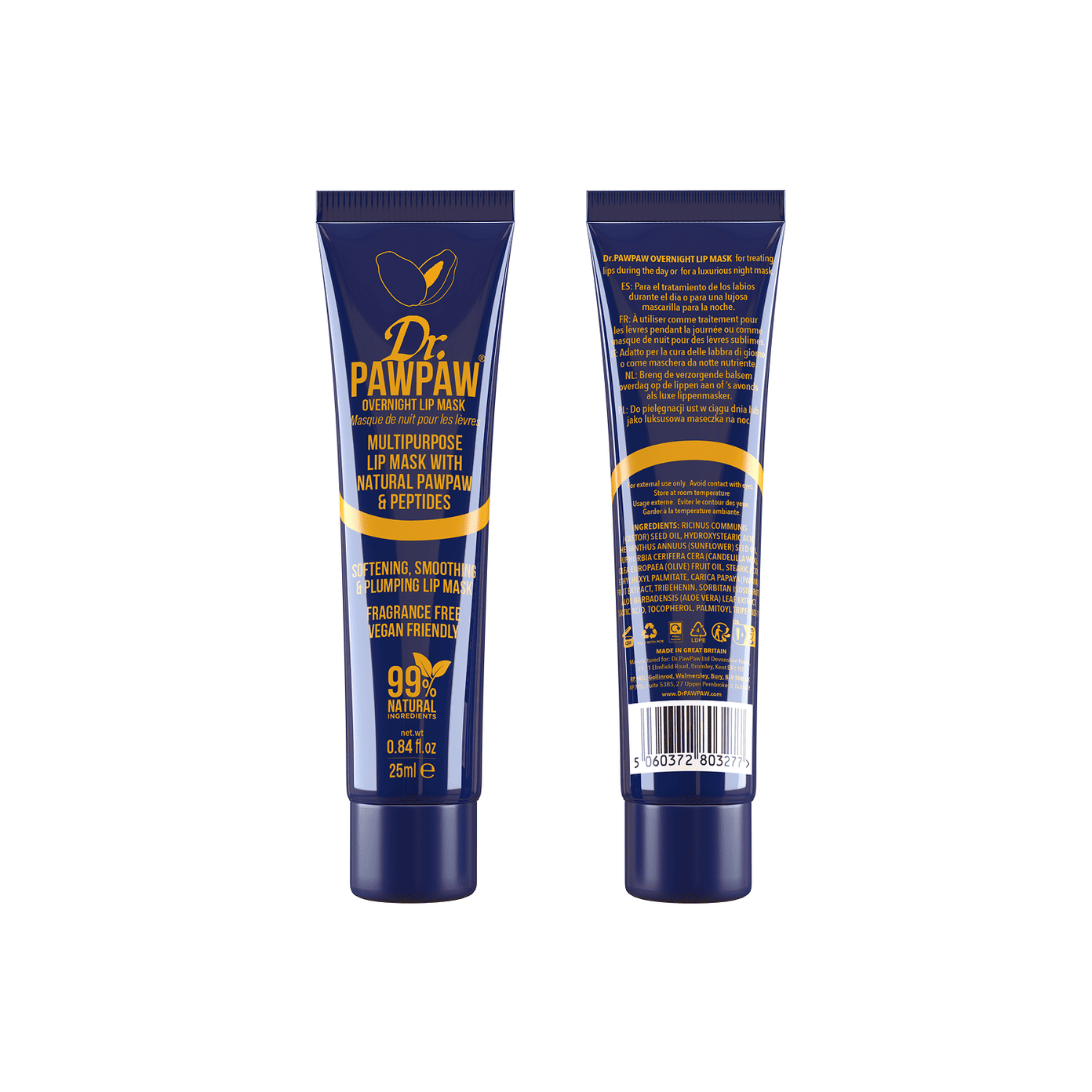 Dr.PAWPAW Overnight Lip naktinis lūpų kaukė - balzamas 25ml