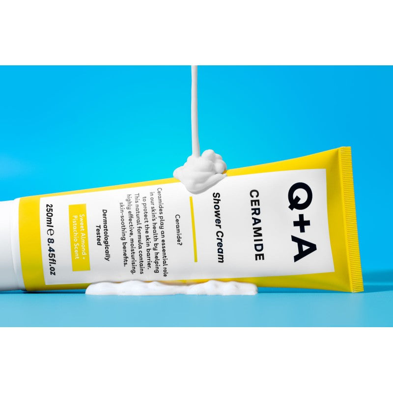 Q+A, Ceramide Shower Cream Kūno prausiklis su keramidu, 250ml