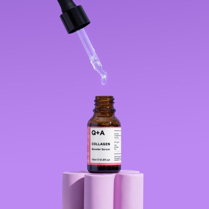 Q+A, Collagen Booster Serum Veido serumas su kolagenu, 15ml