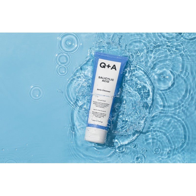 Q+A, Salicylic Acid Daily Cleanser Kasdienis veido prausiklis su salicilo rūgštimi, 125ml