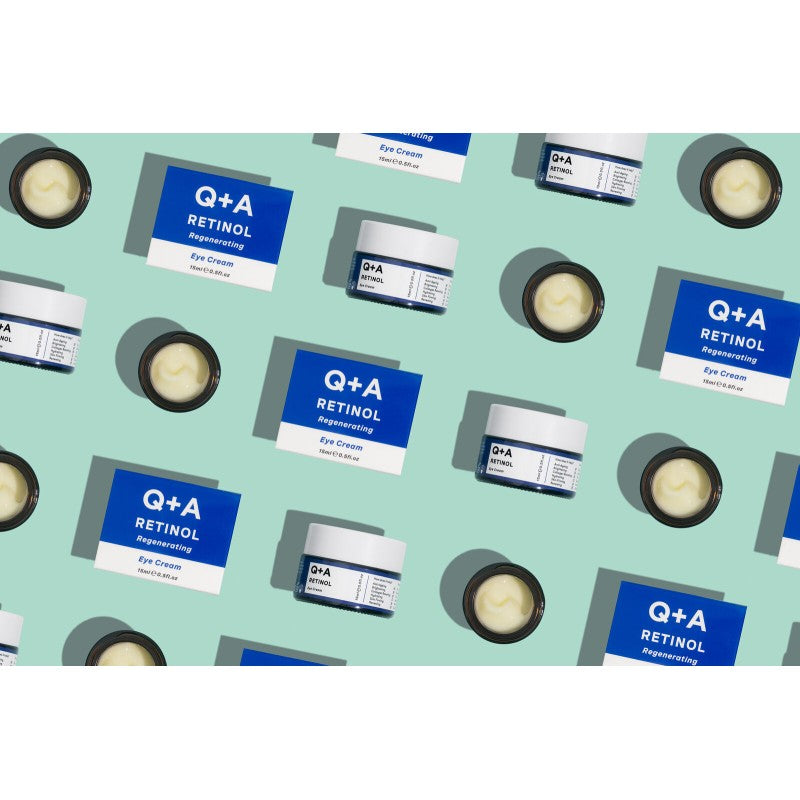 Q+A, Retinol Regenerating Eye Cream Paakių kremas su retinoliu, 15ml