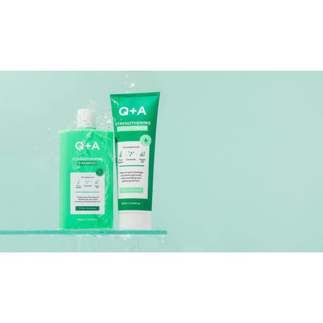 Q+A, Strengthening Shampoo Stiprinamasis šampūnas su keratinu, 250ml