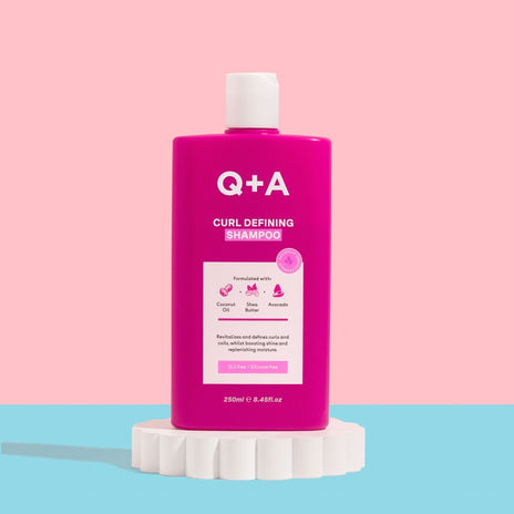 Q+A, Curl Defining Shampoo Šampūnas garbanotiems plaukams, 250ml
