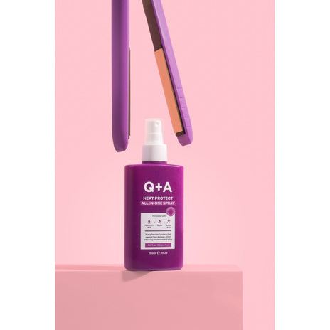 Q+A, Heat Protect All-In-One Spray Nuo karščio saugantis purškiklis, 150ml
