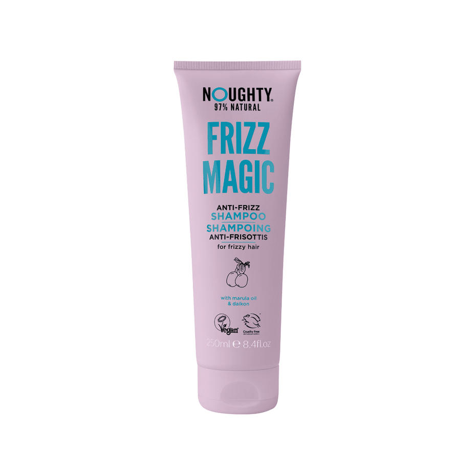 NOUGHTY Frizz Magic glotninamasis šampūnas su marulos aliejumi ir japoninių ridikų ekstraktais, 250 ml