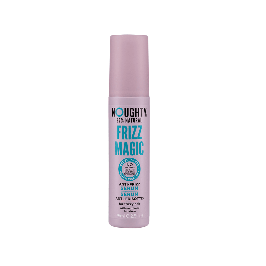 NOUGHTY Frizz Magic glotninamasis nuo karščio apsaugantis serumas su marulos aliejumi ir japoninių ridikų ekstraktais, 75 ml