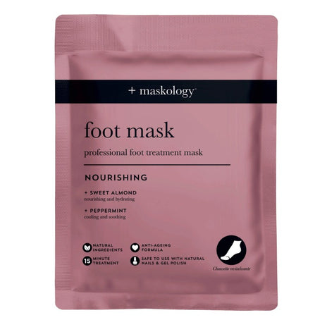 MASKOLOGY, FOOT MASK Professional Foot Bootie Pėdų kaukė-kojinės, 1 pora
