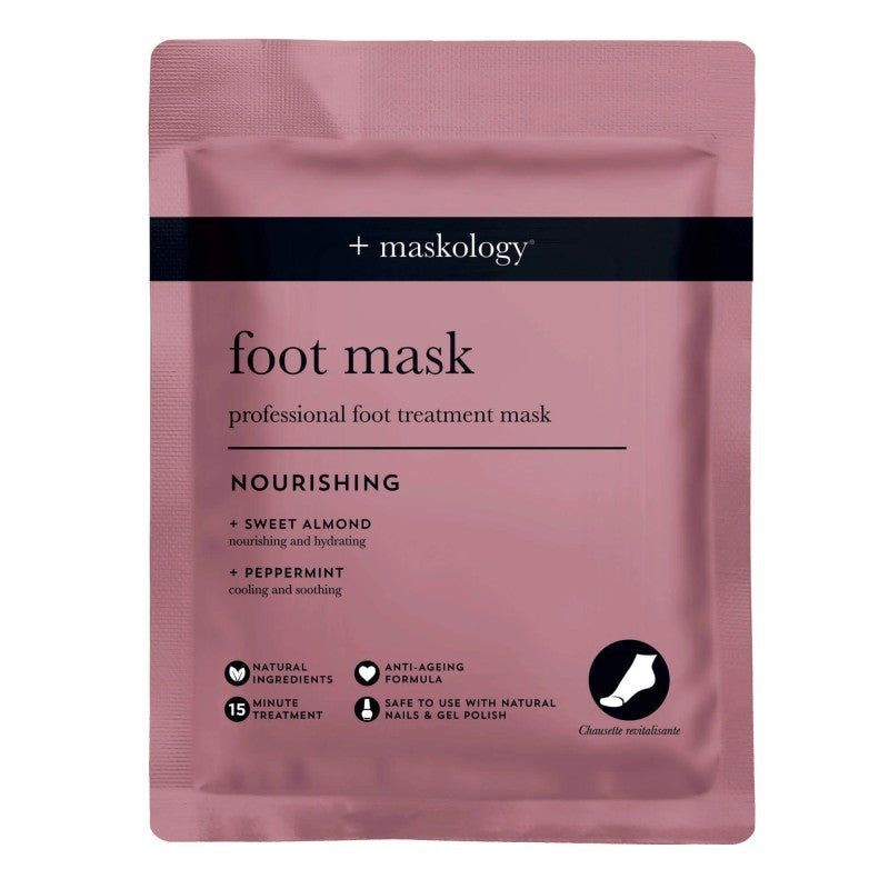 MASKOLOGY, FOOT MASK Professional Foot Bootie Pėdų kaukė-kojinės, 1 pora