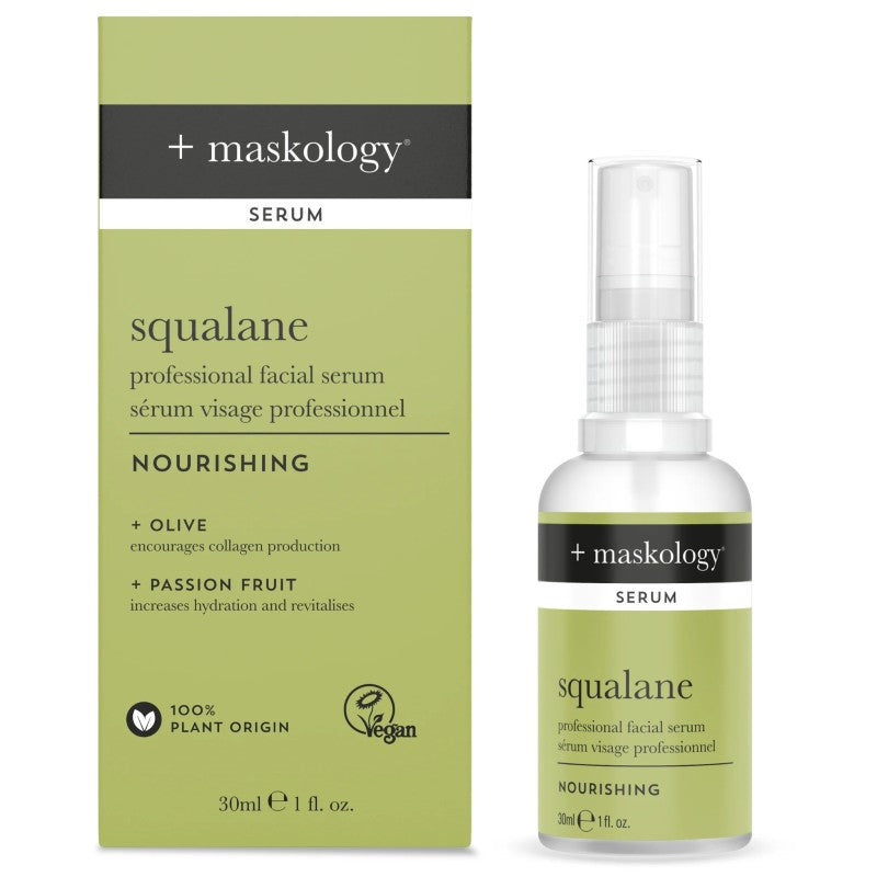 MASKOLOGY, SQUALANE Professional Facial Serum Veido serumas su skvalanu, 30ml