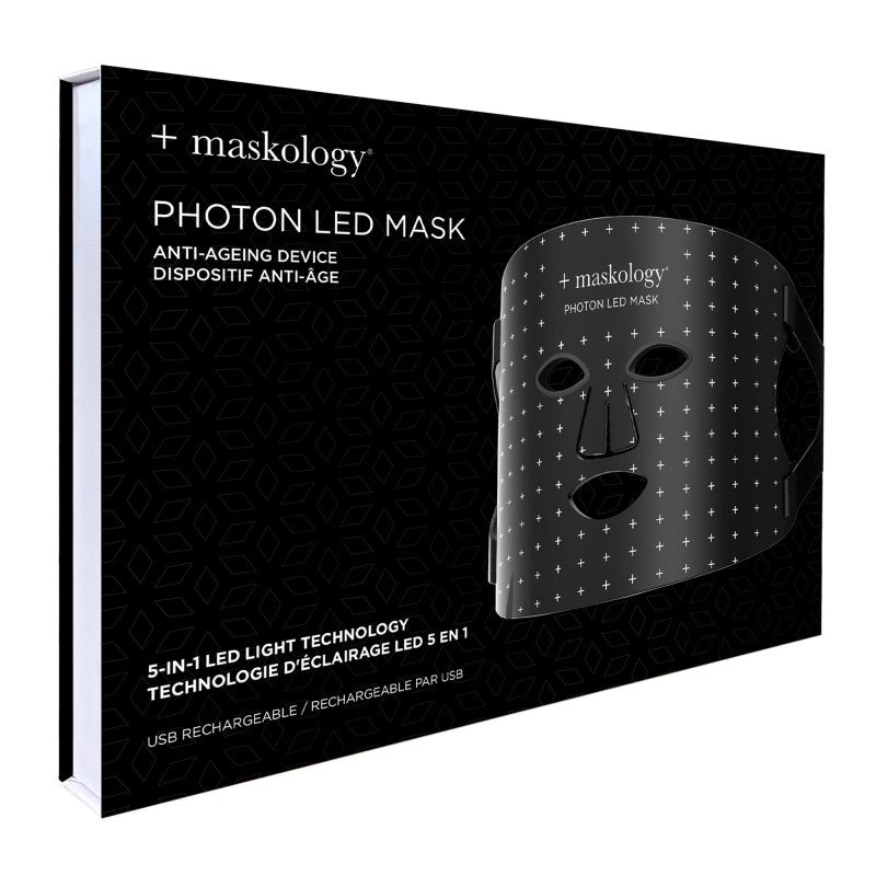 MASKOLOGY, PHOTON LED Light Therapy Face Mask LED veido kaukė, 1vnt