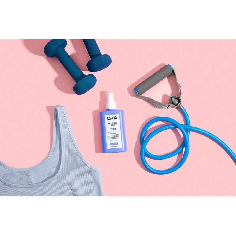 Q+A, Salicylic Acid Body Spray Kūno dulksna su salicilo rūgštimi, 150ml