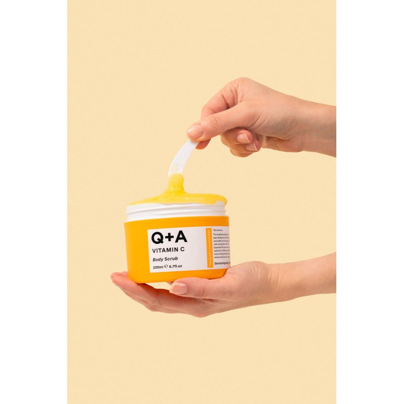 Q+A, Vitamin C Body Scrub Kūno šveitiklis su vitaminu C, 200ml