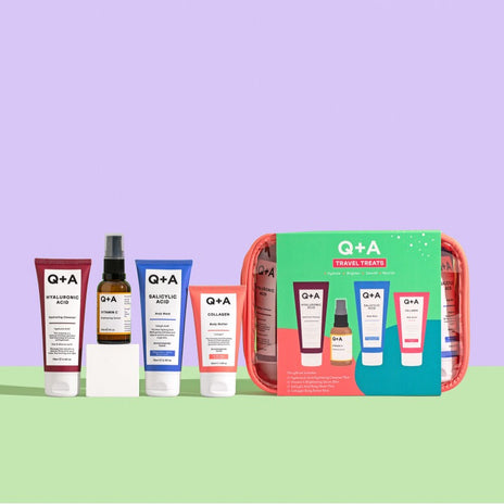Q+A, Travel Treats Gift Set Odos priežiūros priemonių rinkinys, 1vnt