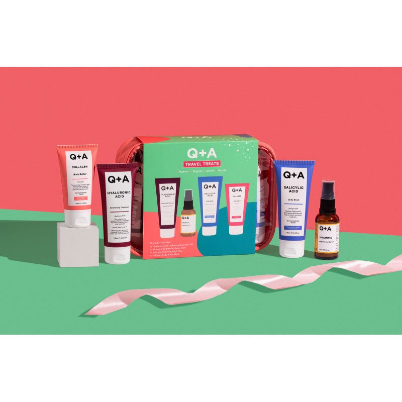 Q+A, Travel Treats Gift Set Odos priežiūros priemonių rinkinys, 1vnt