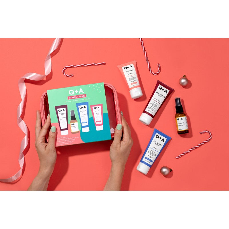 Q+A, Travel Treats Gift Set Odos priežiūros priemonių rinkinys, 1vnt