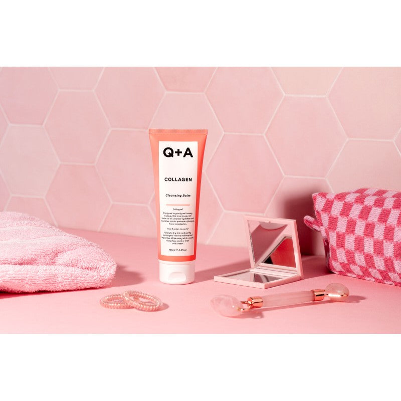 Q+A, Collagen Cleansing Balm Valomasis veido balzamas, 125ml