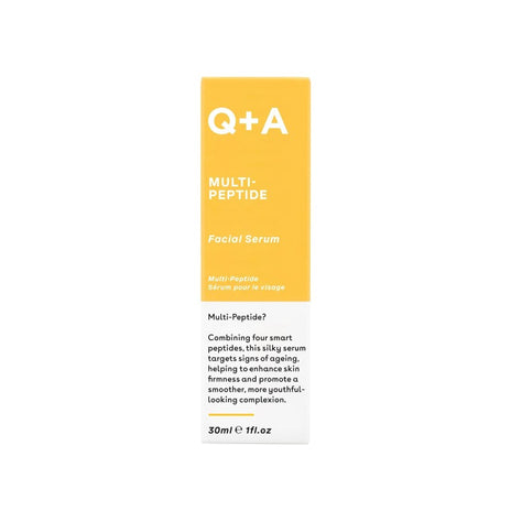 Q+A, Multi-Peptide Facial Serum Veido serumas su peptidais, 30ml
