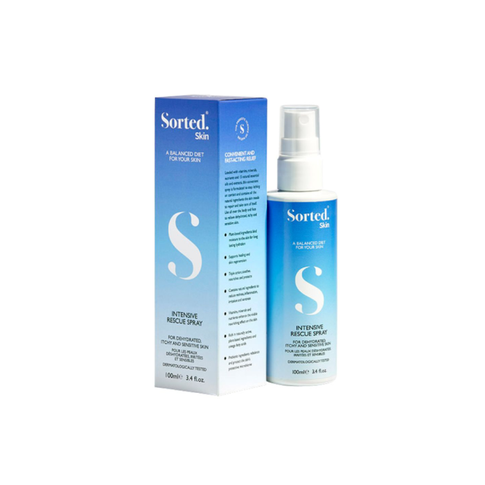 SORTED SKIN, intensyvaus poveikio purškiklis niežtinčiai odai, 100 ml