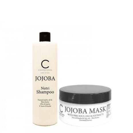 COSMOFARMA, plaukų šampūno ir kaukės rinkinys  JOJOBA 250+200 ml