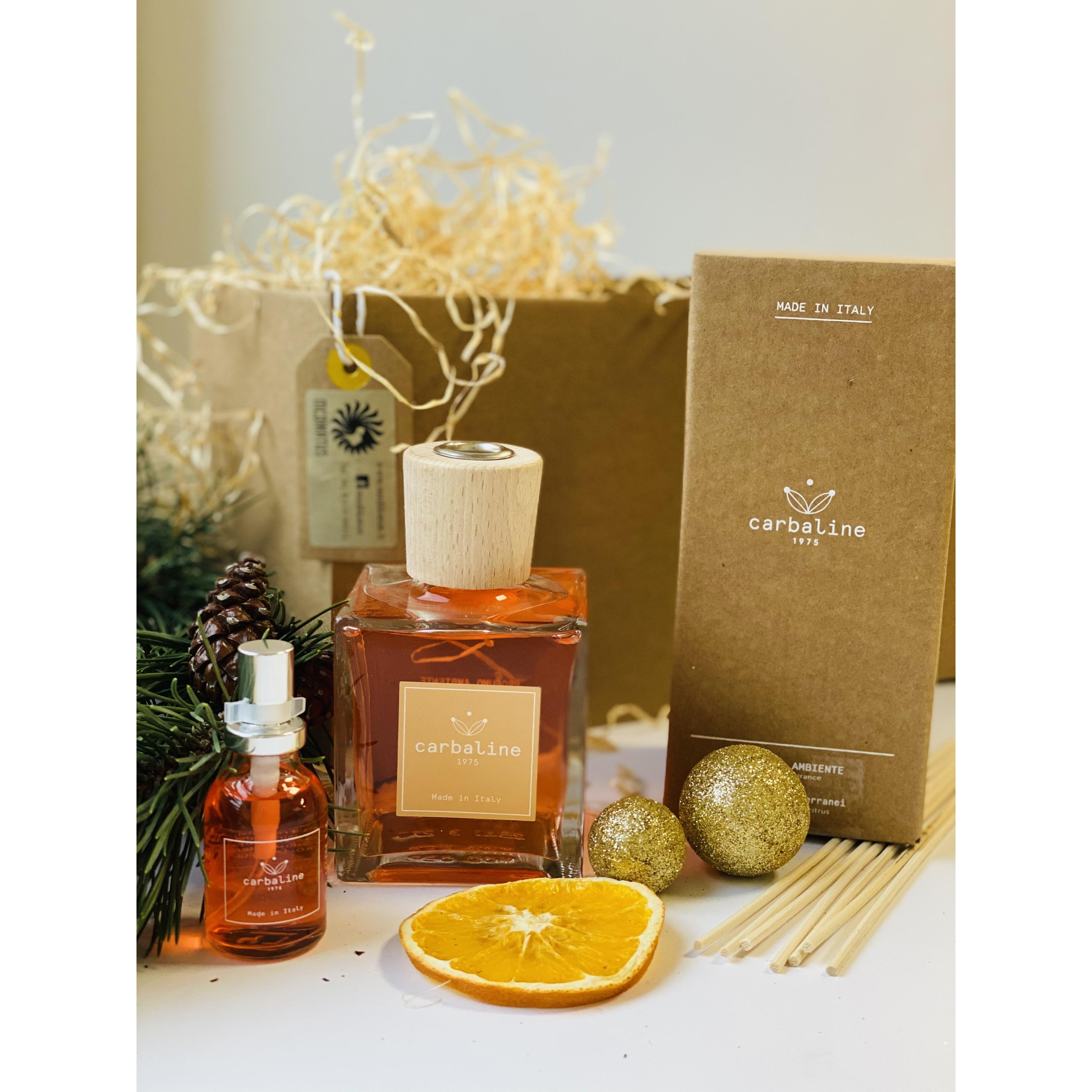 CARBARINE, namų kvapų rinkinys Mediteranean Citrus,100ml+ 20ml